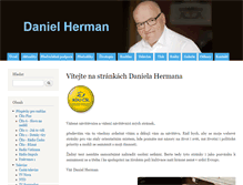 Tablet Screenshot of danielherman.cz